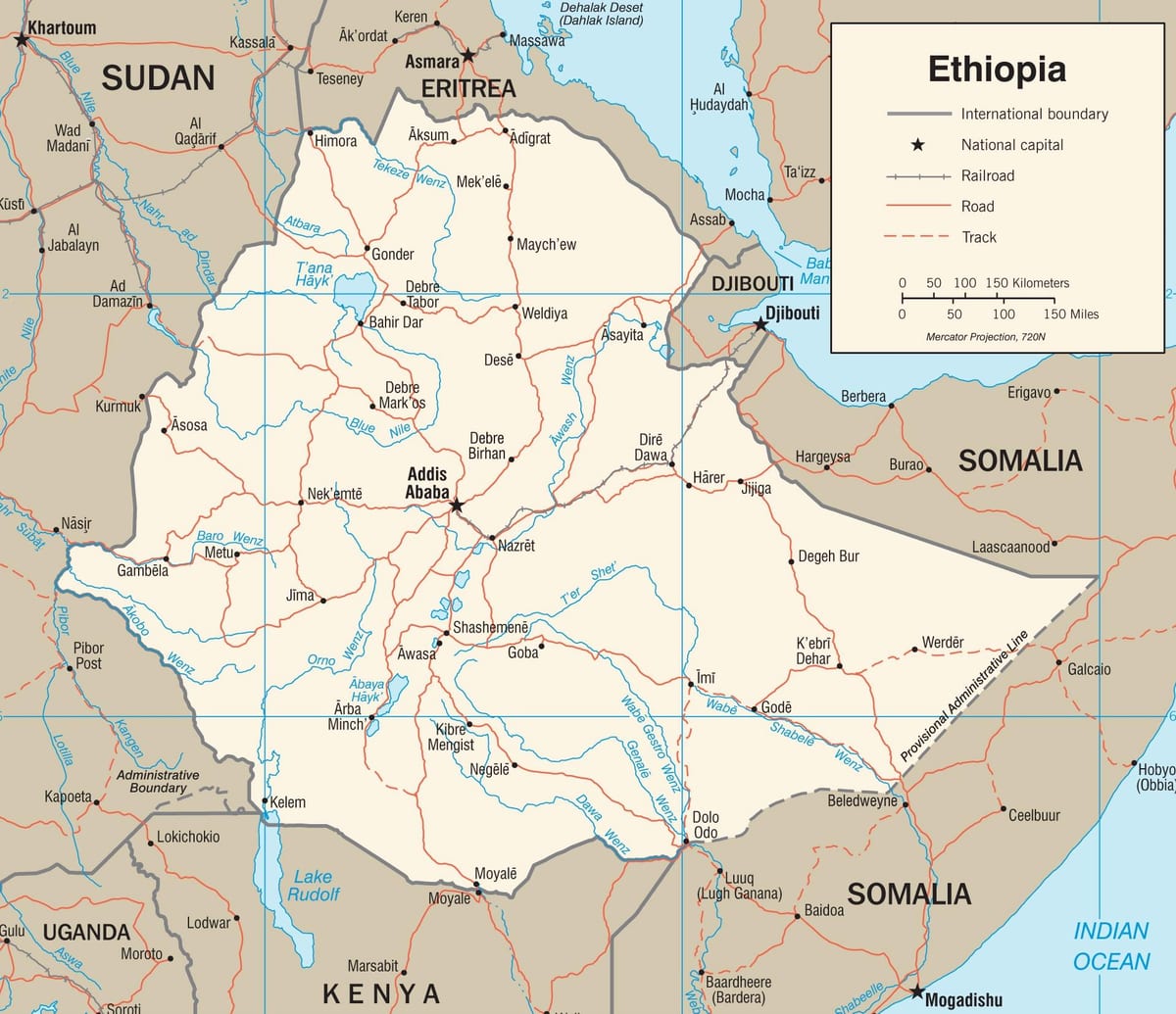 mappa di Birr mappa immagine