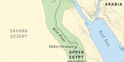 Mappa di biblica Etiopia