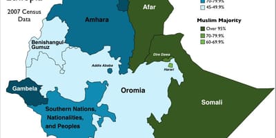 La mappa dei dorze Etiopia