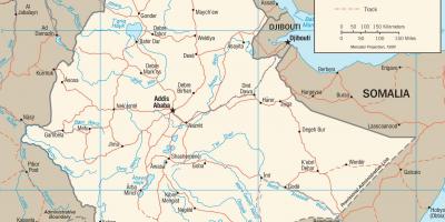 Nuovo Etiopia mappa